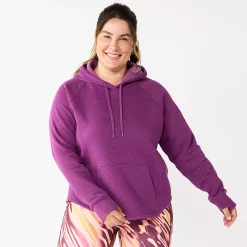 Plus Size Tek Gear® Ultrasoft Fleece Hoodie 24 Plus Size Tek Gear® Ultrasoft Fleece Hoodie -The Tek Style Shop 5527170 Ravishing Orchid