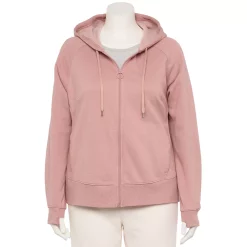Plus Size Tek Gear® Ultrasoft Fleece Jacket -The Tek Style Shop 5540291 Martini Rose