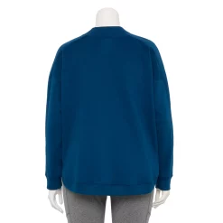 Plus Size Tek Gear® Ultrasoft Fleece Mockneck Sweatshirt -The Tek Style Shop 5540359 ALT