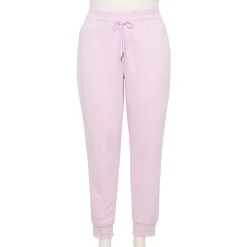 Plus Size Tek Gear® Ultrasoft Fleece Jogger Pants -The Tek Style Shop 5541074 Adoring Lilac