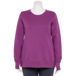 Plus Size Tek Gear® Ultrasoft Fleece Sweatshirt -The Tek Style Shop 5542897 Ravishing Orchid