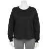 Plus Size Tek Gear® Easy Ultrasoft Fleece Crewneck Sweatshirt