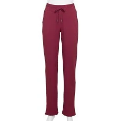 Petite Tek Gear® Ultrasoft Fleece Pant -The Tek Style Shop 5543171 Night Sangria