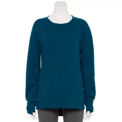 Women's Tek Gear® Ultrasoft Fleece Tunic -The Tek Style Shop 5543173 Blue Crayon
