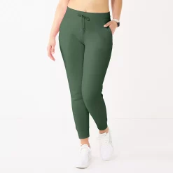 Women's Tek Gear® Ultrasoft Fleece Jogger Pants -The Tek Style Shop 5543907 Esta Olive