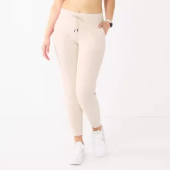 Women's Tek Gear® Ultrasoft Fleece Jogger Pants -The Tek Style Shop 5543907 Natural Scallop