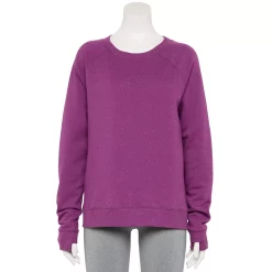 Women's Tek Gear® Easy Ultrasoft Fleece Sweatshirt -The Tek Style Shop 5543912 Ravishing Orchid