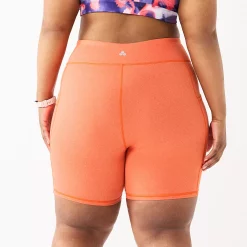 Plus Size Tek Gear® 7-in. Brushed High-Waisted Bike Shorts -The Tek Style Shop 5553994 ALT