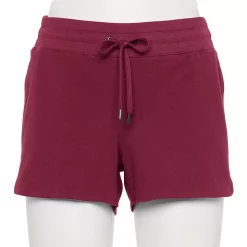Women's Tek Gear® Essential Drawstring Shorts 27 Women's Tek Gear® Essential Drawstring Shorts -The Tek Style Shop 5557777 Cherry Fusion