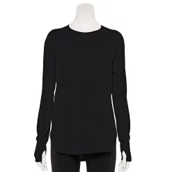 Women's Tek Gear® Long Sleeve Tunic 18 Women's Tek Gear® Long Sleeve Tunic -The Tek Style Shop 5560866 Black