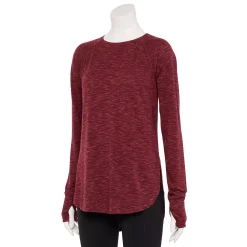 Women's Tek Gear® Long Sleeve Tunic 19 Women's Tek Gear® Long Sleeve Tunic -The Tek Style Shop 5560866 Chilled Wine