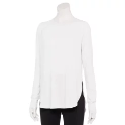 Women's Tek Gear® Long Sleeve Tunic 26 Women's Tek Gear® Long Sleeve Tunic -The Tek Style Shop 5560866 White