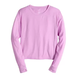 Women's Tek Gear® Crewneck Long Sleeve Tee -The Tek Style Shop 5561703 ALT2