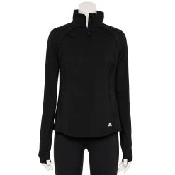 Women's Tek Gear® Quarter-Zip Performance Jacket 13 Women's Tek Gear® Quarter-Zip Performance Jacket -The Tek Style Shop 5562008 Black
