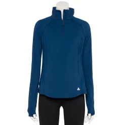 Women's Tek Gear® Quarter-Zip Performance Jacket 11 Women's Tek Gear® Quarter-Zip Performance Jacket -The Tek Style Shop 5562008 Blue Crayon