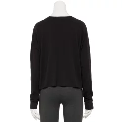 Women's Tek Gear® Easy French Terry Raw-Seam Tee -The Tek Style Shop 5562562 ALT