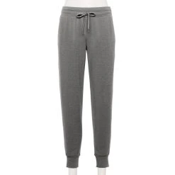 Women's Tek Gear® French Terry Joggers 13 Women's Tek Gear® French Terry Joggers -The Tek Style Shop 5562565 Charcoal