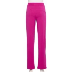 Women's Tek Gear® French Terry Straight-Leg Pants -The Tek Style Shop 5562619 ALT