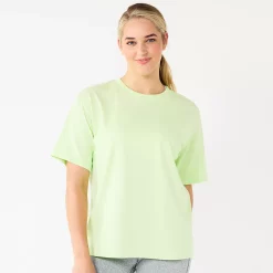 Women's Tek Gear® Oversized Tee -The Tek Style Shop 5565437 Brisk Mint