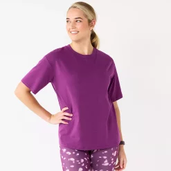 Women's Tek Gear® Oversized Tee -The Tek Style Shop 5565437 Ravishing Orchid