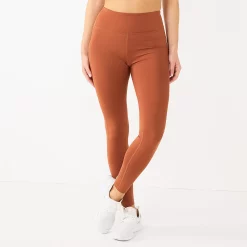 Petite Tek Gear® Ultrastretch High-Waisted Side Pocket Leggings 17 Petite Tek Gear® Ultrastretch High-Waisted Side Pocket Leggings -The Tek Style Shop 5567546 Cinnamon Coffee