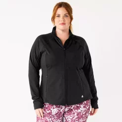 Plus Size Tek Gear® Performance Jacket -The Tek Style Shop 5567923 Black