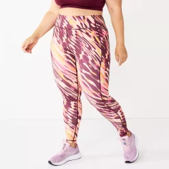 Plus Size Tek Gear® High-Waisted Ultrastrech Side Pocket Leggings 16 Plus Size Tek Gear® High-Waisted Ultrastrech Side Pocket Leggings -The Tek Style Shop 5567969 Wine Warped