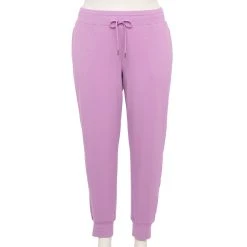 Plus Size Tek Gear® French Terry Joggers 11 Plus Size Tek Gear® French Terry Joggers -The Tek Style Shop 5568083 Little Lavender