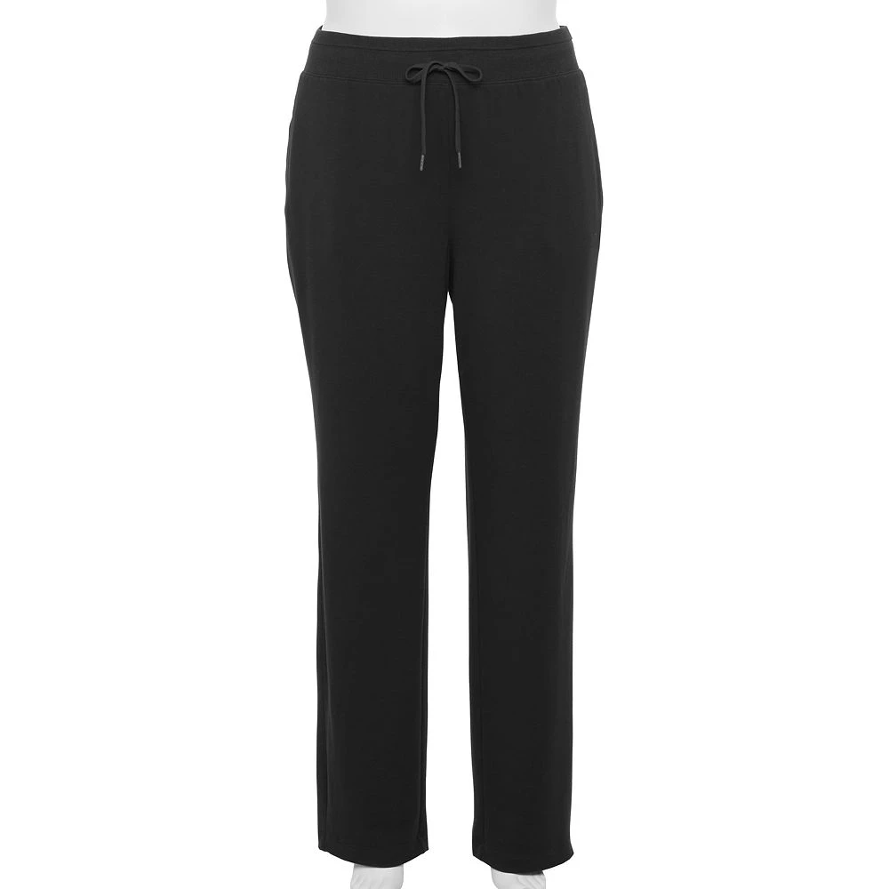 Plus Size Tek Gear® French Terry Straight-Leg Pants 1 Plus Size Tek Gear® French Terry Straight-Leg Pants