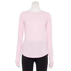 Women's Tek Gear® Soft Touch Long-Sleeve Tee 6 Women's Tek Gear® Soft Touch Long-Sleeve Tee -The Tek Style Shop 5575151 ALT