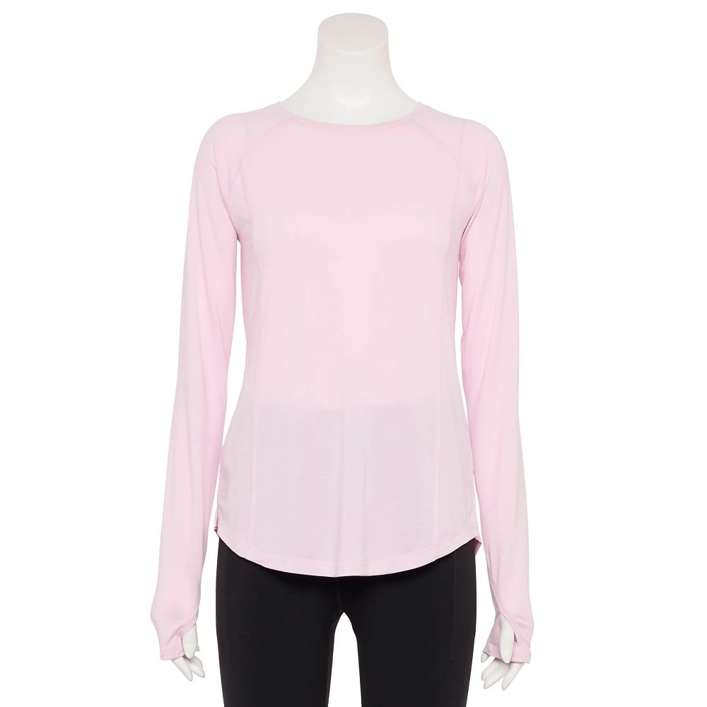Women's Tek Gear® Soft Touch Long-Sleeve Tee 3 Women's Tek Gear® Soft Touch Long-Sleeve Tee - Image 3