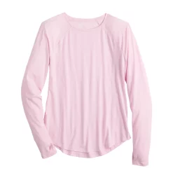 Women's Tek Gear® Soft Touch Long-Sleeve Tee 7 Women's Tek Gear® Soft Touch Long-Sleeve Tee -The Tek Style Shop 5575151 ALT2