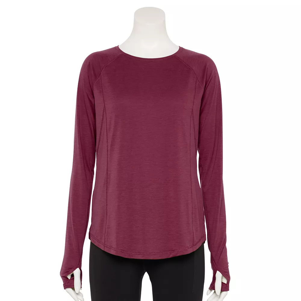 Women's Tek Gear® Soft Touch Long-Sleeve Tee 1 Women's Tek Gear® Soft Touch Long-Sleeve Tee