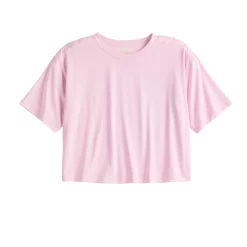 Women's Tek Gear® Crop Easy Tee -The Tek Style Shop 5575182 ALT2