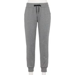 Women's Tek Gear® Weekend French Terry Joggers -The Tek Style Shop 5576182 Charcoal