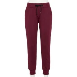 Women's Tek Gear® Weekend French Terry Joggers -The Tek Style Shop 5576182 Night Sangria
