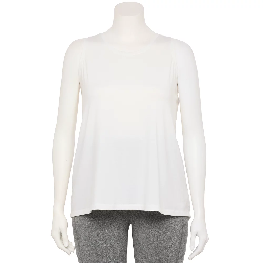 Plus Size Tek Gear® Tie-Back Tank 1 Plus Size Tek Gear® Tie-Back Tank