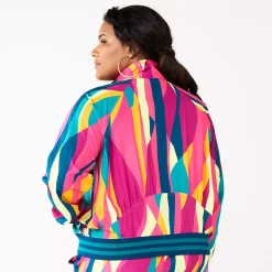 Plus Size Tek Gear® Woven Tracksuit Jacket -The Tek Style Shop 5638591 ALT