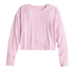 Women's Tek Gear® Lettuce-Edge Cross-Back Top 15 Women's Tek Gear® Lettuce-Edge Cross-Back Top -The Tek Style Shop 5653063 ALT2