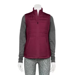 Women's Tek Gear® Mixed-Media Vest 18 Women's Tek Gear® Mixed-Media Vest -The Tek Style Shop 5653460 Night Sangria