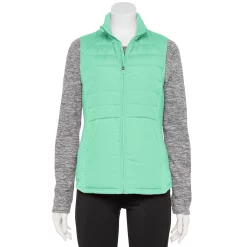 Women's Tek Gear® Mixed-Media Vest 13 Women's Tek Gear® Mixed-Media Vest -The Tek Style Shop 5653460 Shy Green