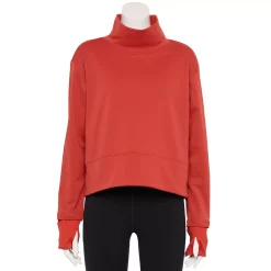 Women's Tek Gear® Run Mockneck Long Sleeve Top 12 Women's Tek Gear® Run Mockneck Long Sleeve Top -The Tek Style Shop 5653465 Cranberry Kiss