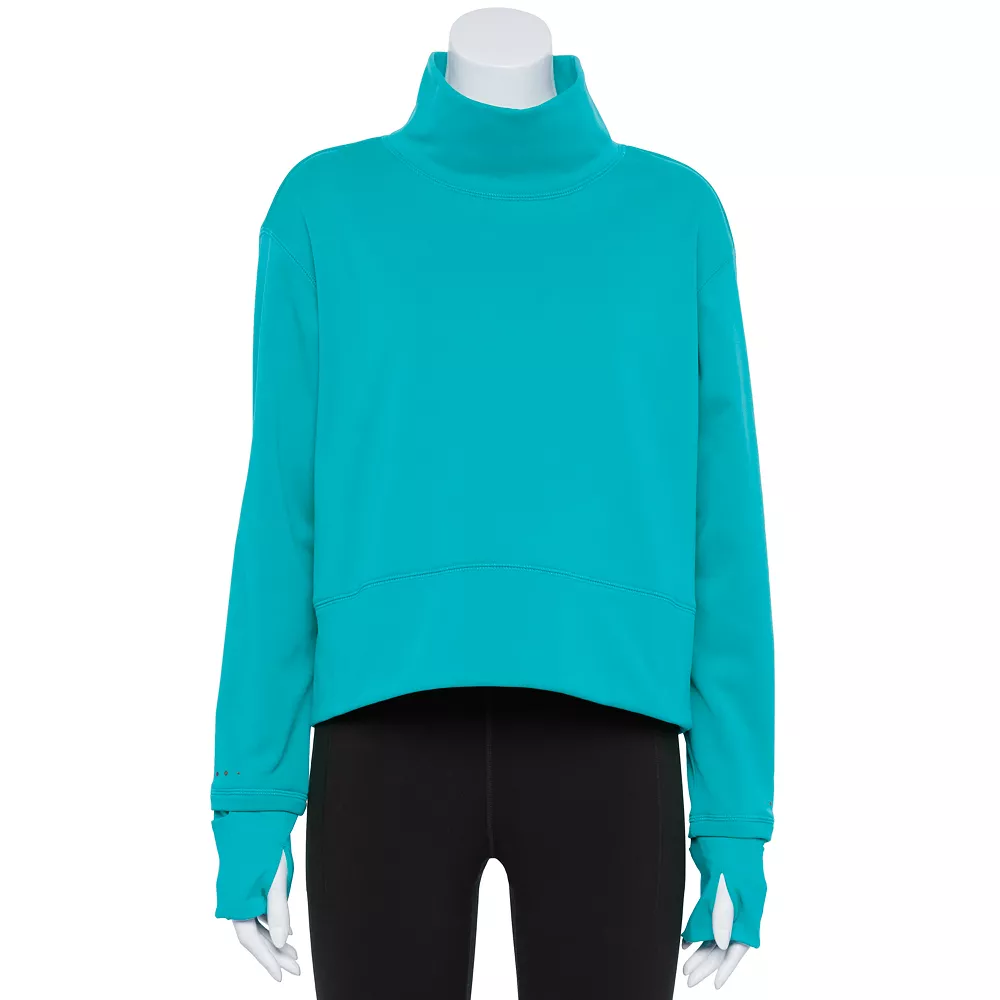 Women's Tek Gear® Run Mockneck Long Sleeve Top 1 Women's Tek Gear® Run Mockneck Long Sleeve Top