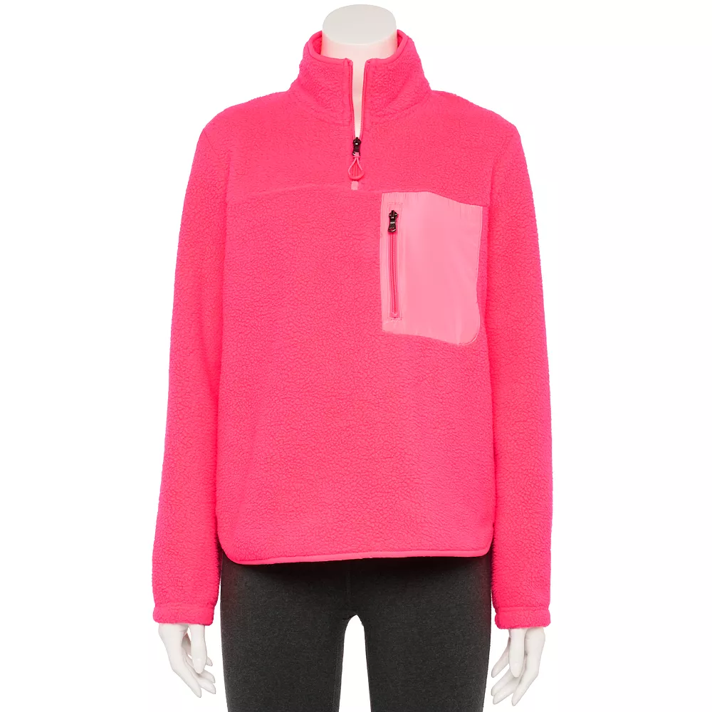 Women's Tek Gear® Quarter-Zip Sherpa Pullover 2 Women's Tek Gear® Quarter-Zip Sherpa Pullover - Image 2