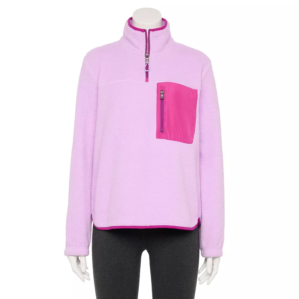 Women's Tek Gear® Quarter-Zip Sherpa Pullover 1 Women's Tek Gear® Quarter-Zip Sherpa Pullover