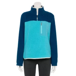 Women's Tek Gear® Quarter-Zip Sherpa Pullover 10 Women's Tek Gear® Quarter-Zip Sherpa Pullover -The Tek Style Shop 5657643 Tremendous Teal
