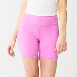 Women's Tek Gear® Ultrastretch 7-in. Bike Shorts -The Tek Style Shop 5660896 Luminous Pink