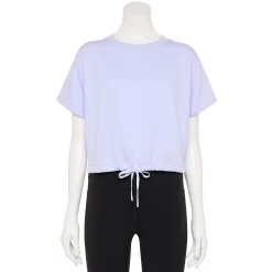 Women's Tek Gear® Stretch Fleece Cinched-Waist Top -The Tek Style Shop 5661373 Ava Lavender