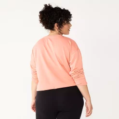 Women's Tek Gear® Stretch Fleece Cinched-Waist Top -The Tek Style Shop 5661474 ALT