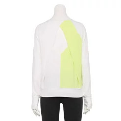 Women's Tek Gear® Keyhole Back Long-Sleeve Tee -The Tek Style Shop 5662107 ALT3